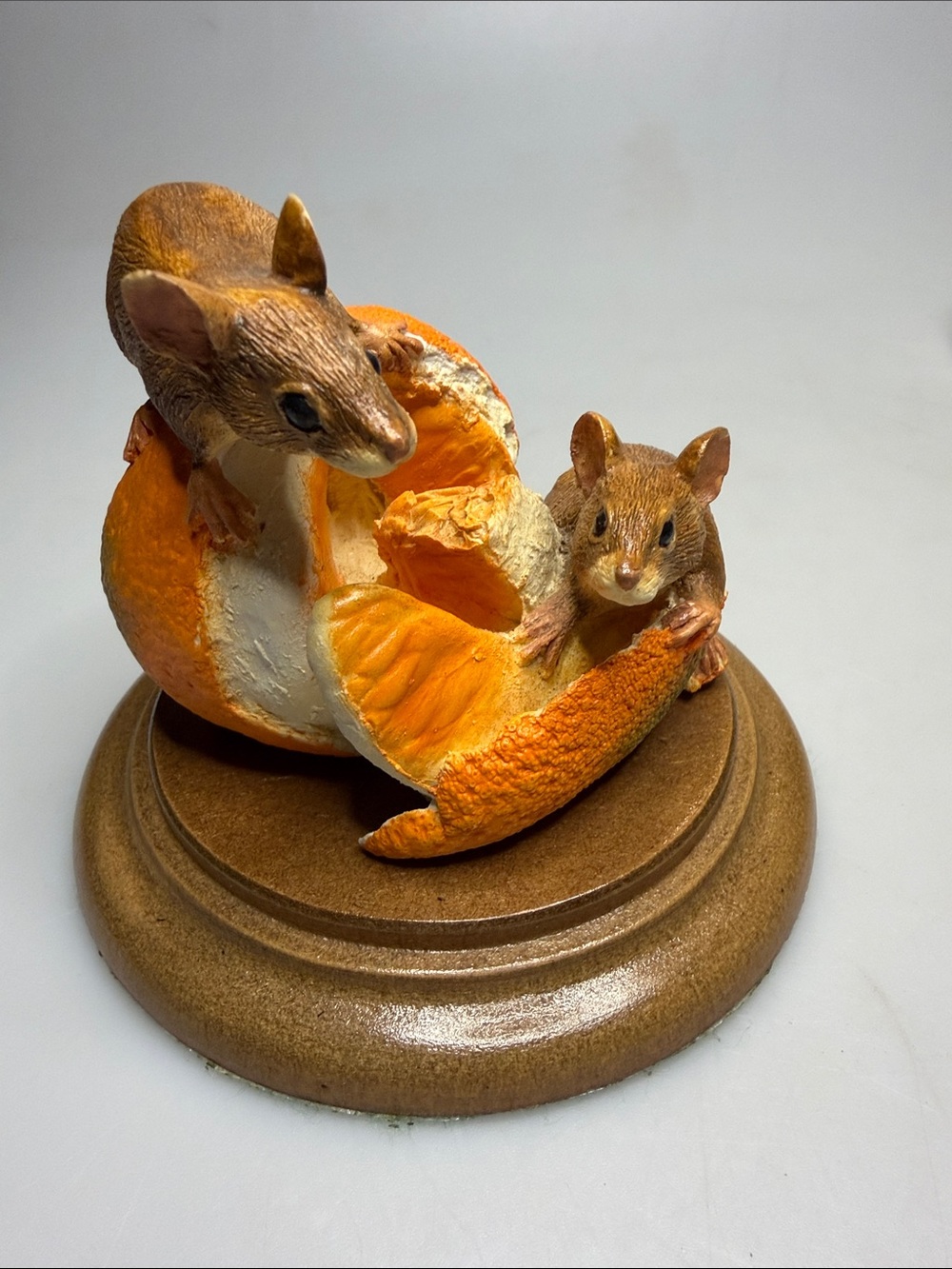 Mice in an orange- Country Collection of Kynsna Vintage - Limited edition